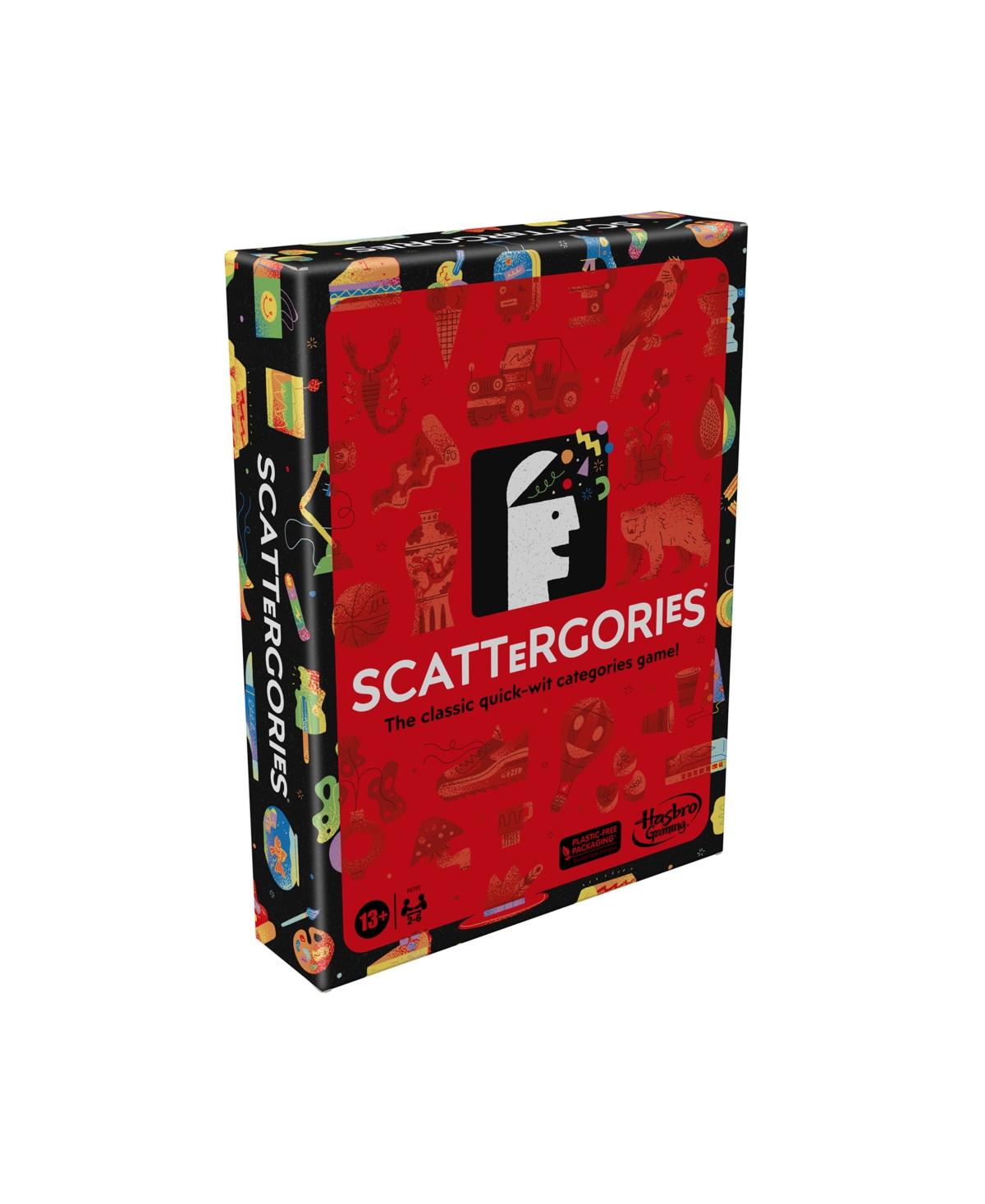 Hasbro Classic Scattergories Board Game In Red
