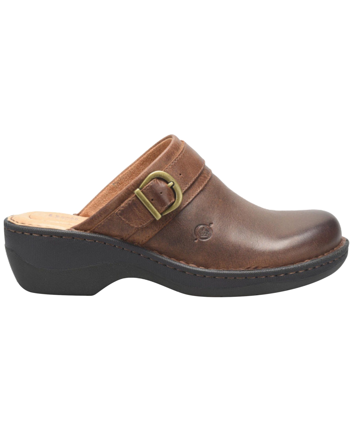 Born Women's Avoca Round Toe Clogs In Brown