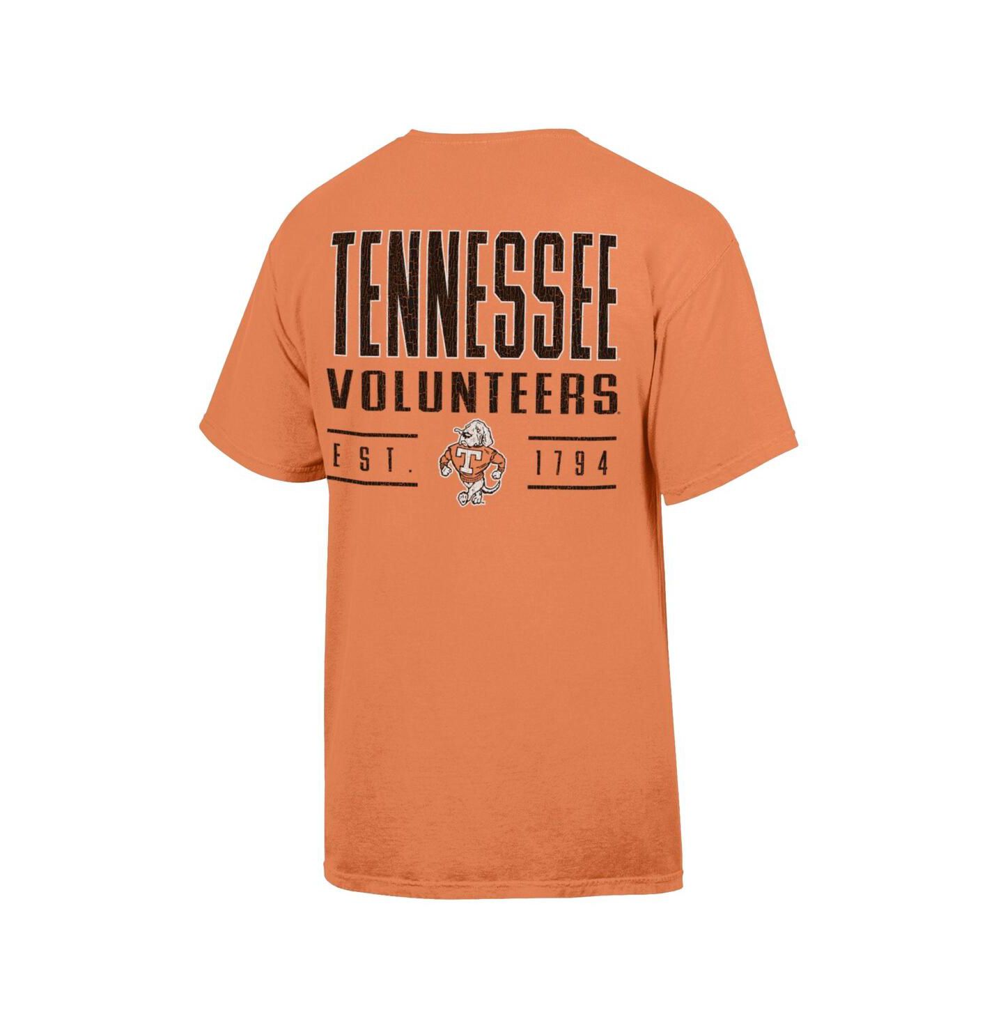Мужская футболка Comfortwash Tennessee Orange Tennessee Volunteers Big Name — фото 2