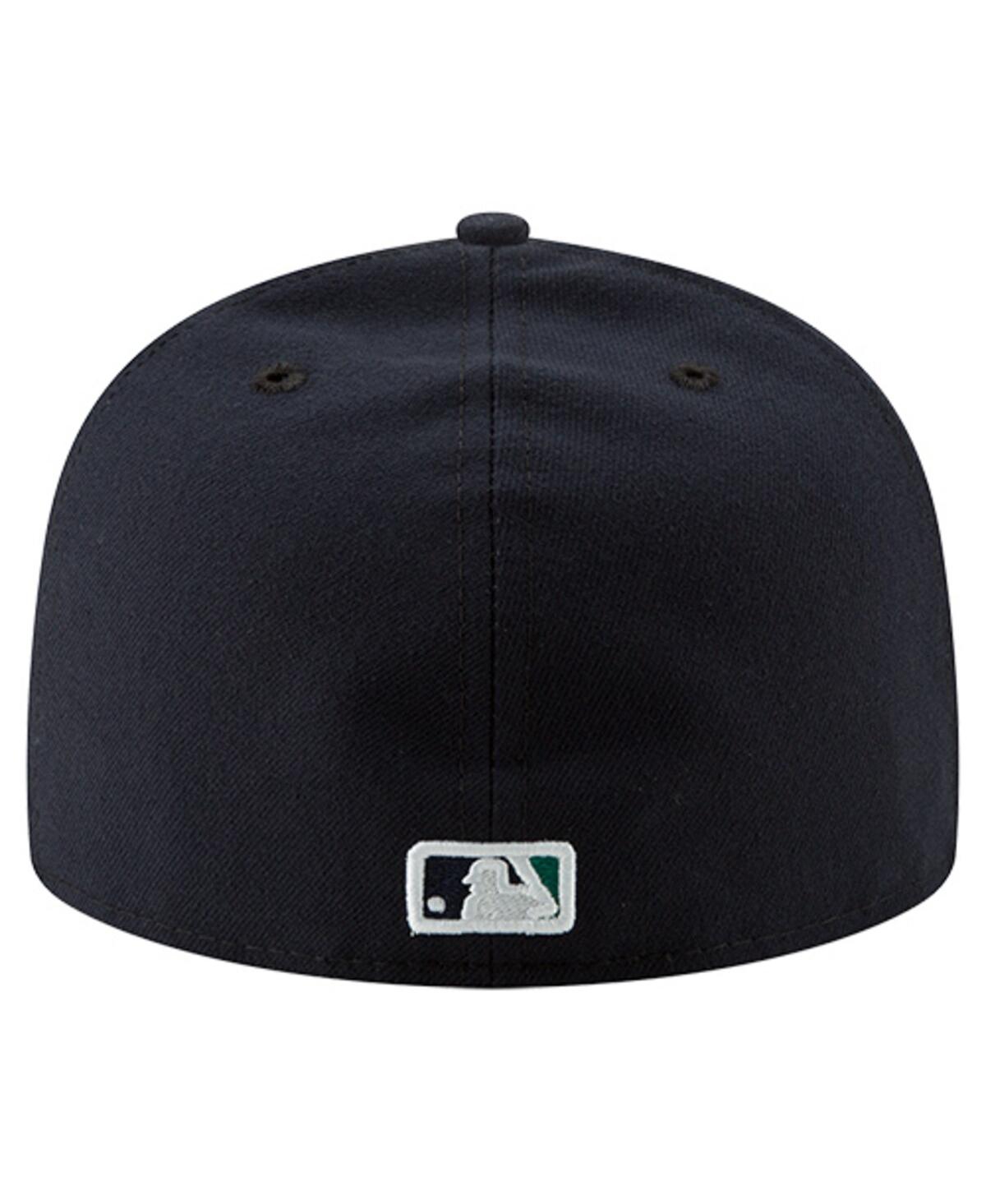 New Era Men's Ichiro Suzuki Navy Seattle Mariners Number Retirement 59fifty Fitted Hat In Brown