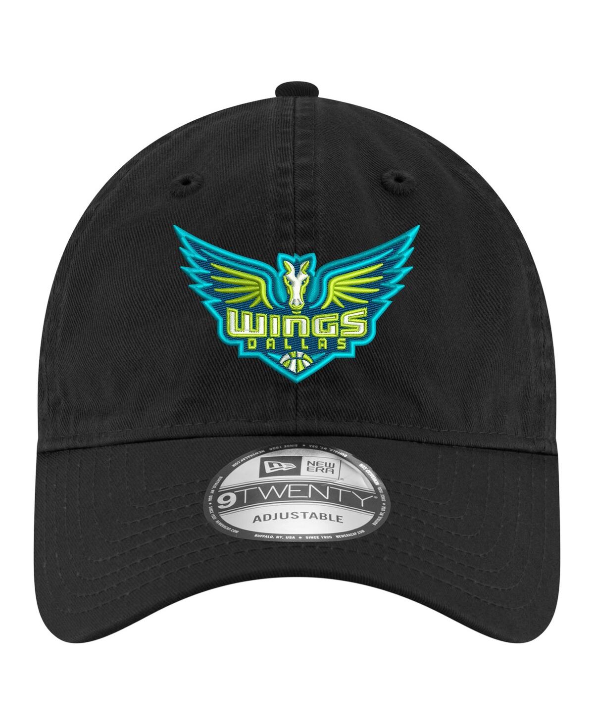 New Era Men's And Women's Paige Bueckers Black Dallas Wings Name Number Sidepatch 9twenty Adjustable Hat In Black