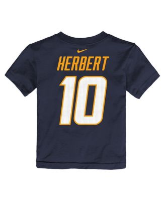 Toddler Justin Herbert Navy Los Angeles Chargers Player Name Number T-Shirt
