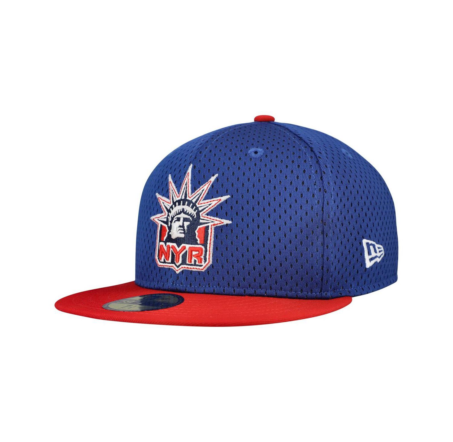 Men's Blue/Red New York Rangers Mesh Crown Two-Tone 59FIFTY Fitted Hat