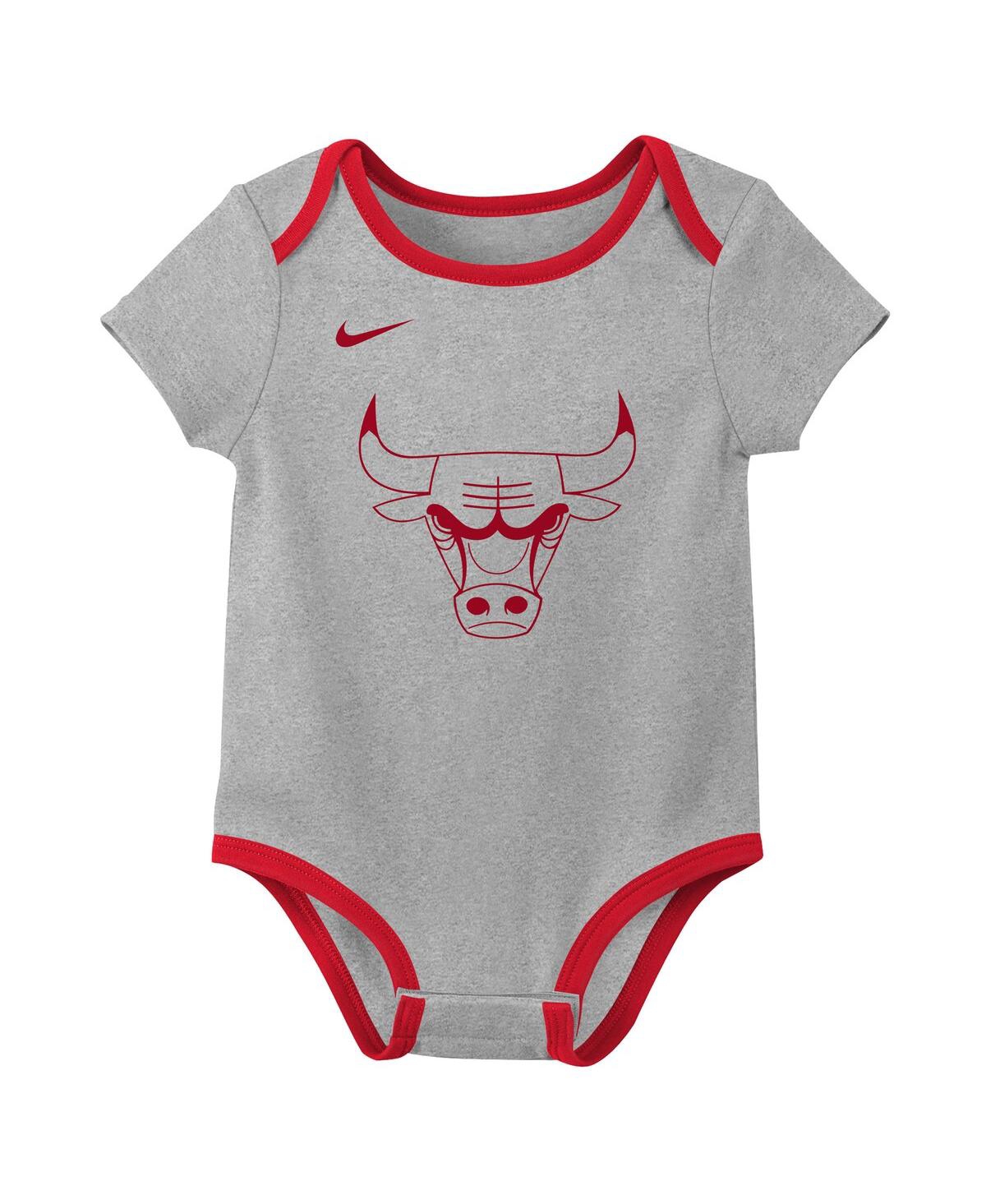 Nike Baby Boys And Girls 2-piece Chicago Bulls Bodysuit Set In Red