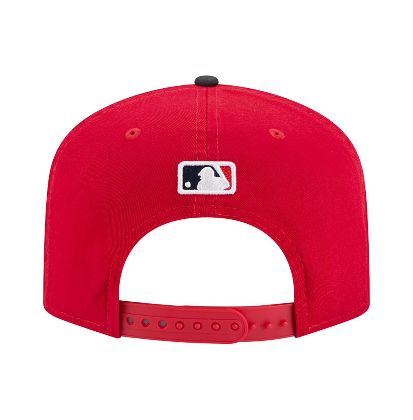 Мужская кепка New Era Red Cleveland Guardians Team 19TWENTY Adjustable Hat — фото 3