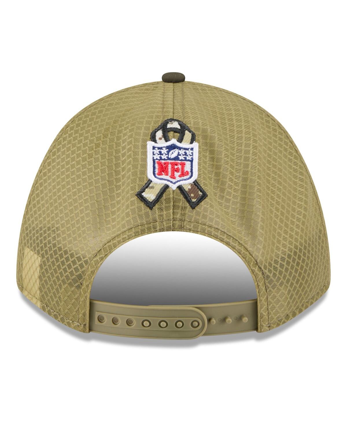 New Era Men's Green San Francisco 49ers 2025 Salute To Service 9forty A-frame M-crown Adjustable Hat In Green