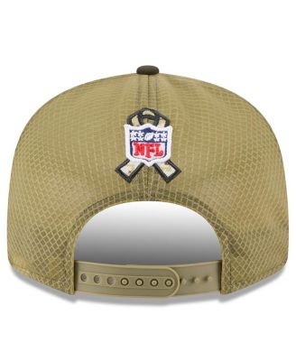 Men's Dark Green New York Jets 2025 Salute to Service Split Panel 9FIFTY Snapback Hat