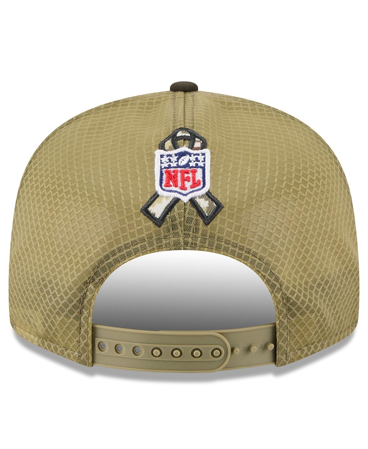 New Era Men's Dark Green Pittsburgh Steelers 2025 Salute to Service Split Panel 9FIFTY Snapback Hat