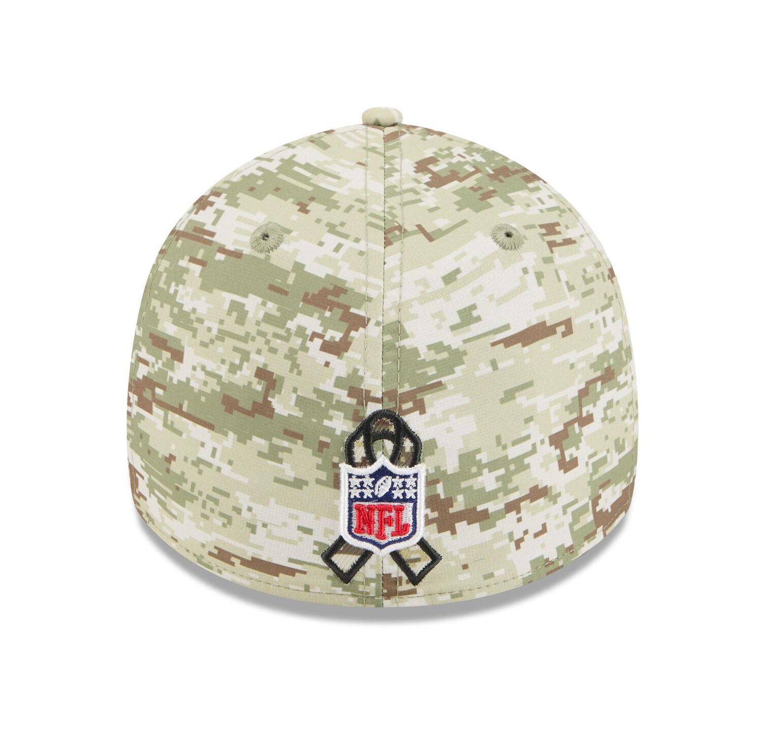 Men's Camo/Dark Green/Dark Green Cincinnati Bengals 2025 Salute to Service 39THIRTY Flex Hat