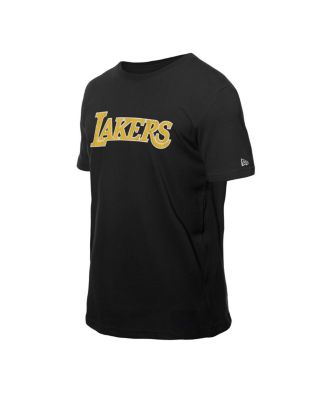 Men's Black Los Angeles Lakers Premium Wordmark T-Shirt