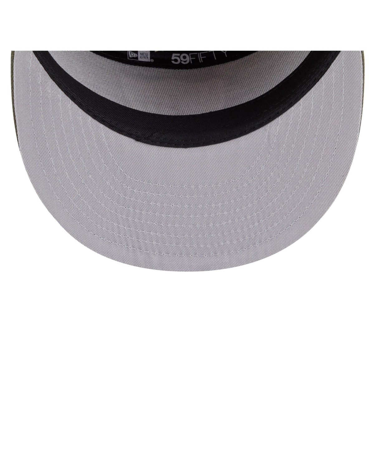 New Era Men's Olive/Brown Las Vegas Raiders Two-Tone Color Pack Split Panel 59FIFTY Fitted Hat