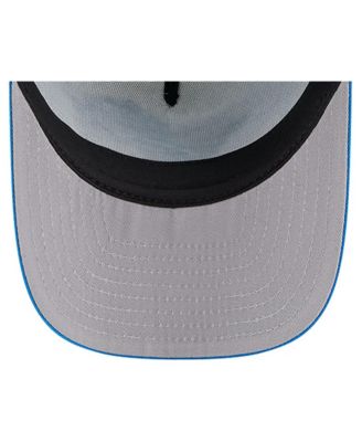 Men's&nbsp;Cream/Blue Detroit Lions Banner A-Frame 9FIFTY Trucker Snapback Hat