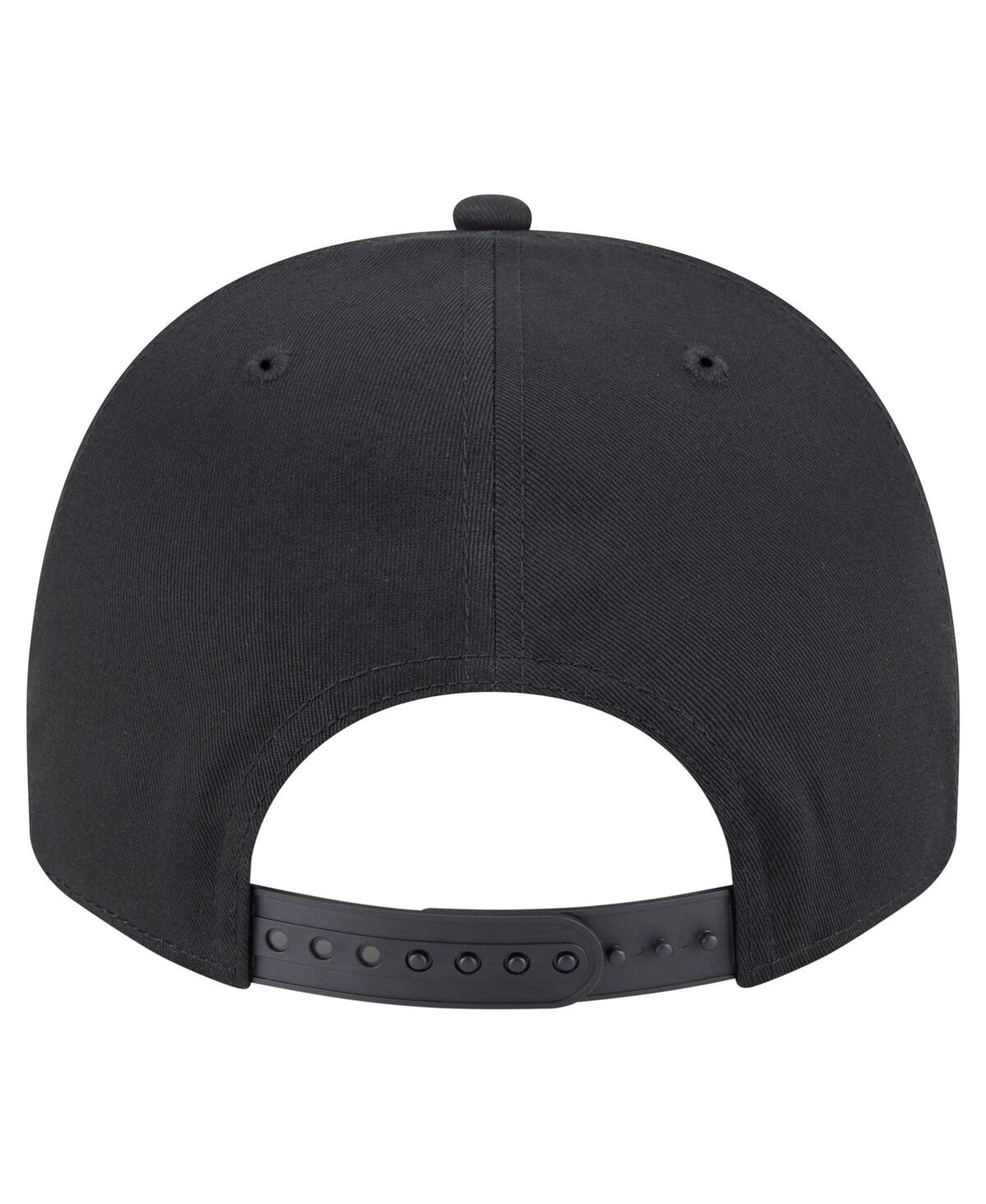 New Era Men's Black St. Louis Cardinals Chainstitch 9fifty A-frame Snapback Hat In Black