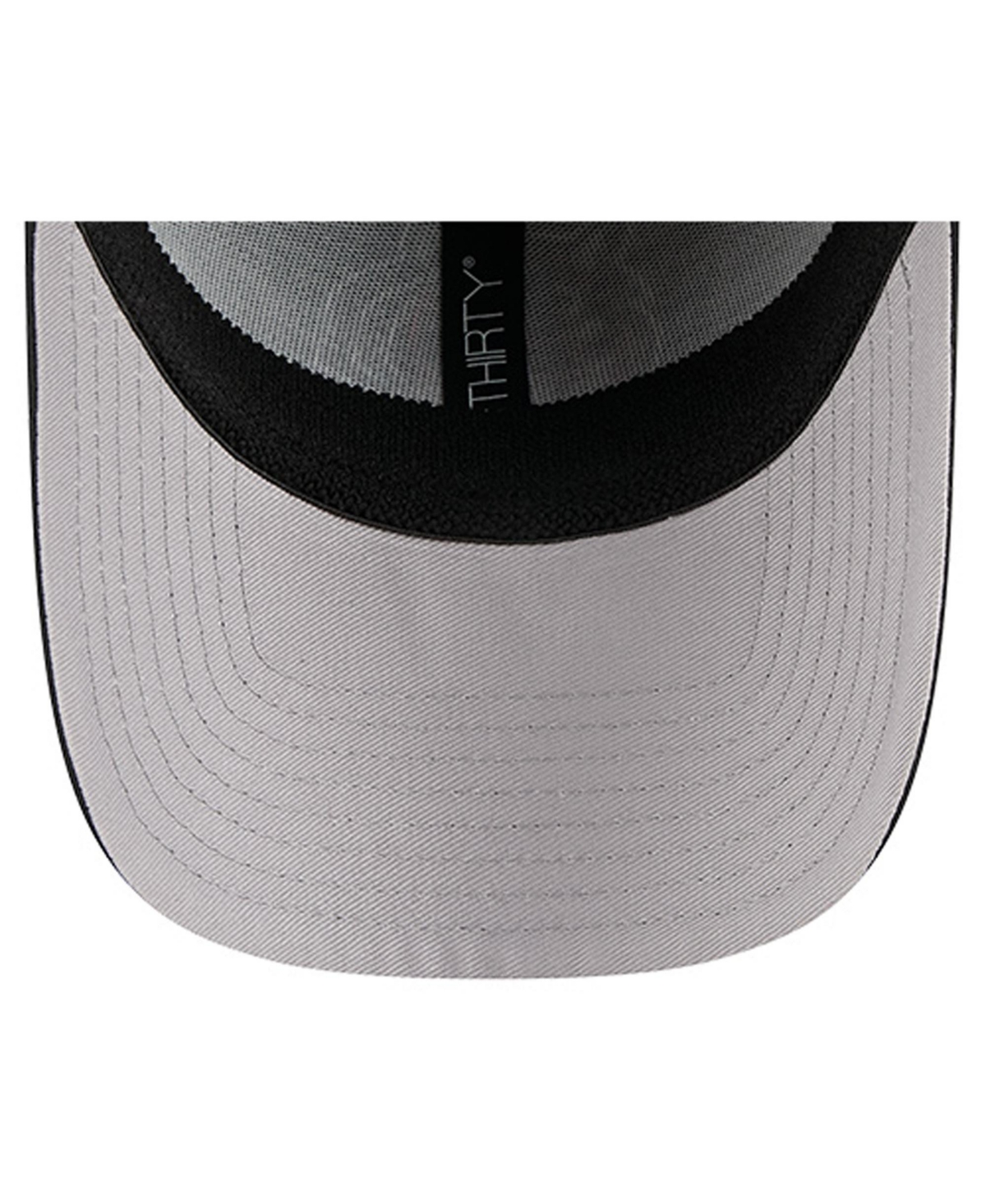New Era Men's Black Cincinnati Bengals Outline 39THIRTY Flex Hat