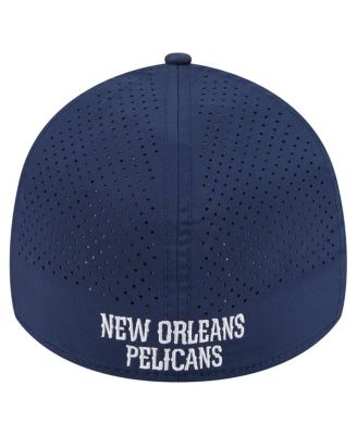 Men's Navy New Orleans Pelicans Featherweight Poly Rope Flex 39Thirty Hat