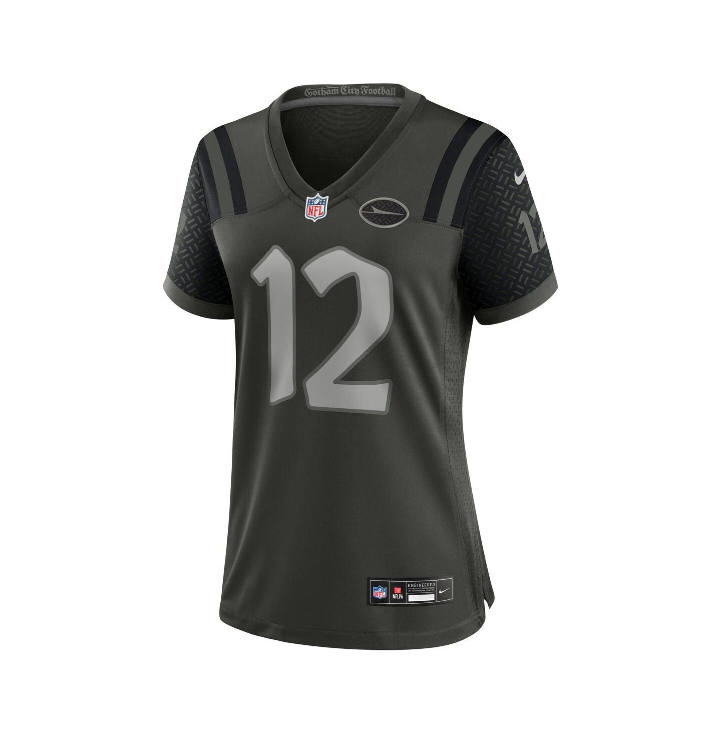 Женский топ Nike Joe Namath Gotham Green New York Jets 2025 Rivalries Collection Retired Player Game Jersey — фото 3