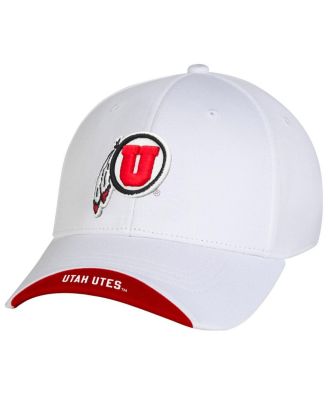 Under Armour - Men's White Utah Utes Sideline Blitzing Accent Flex Hat