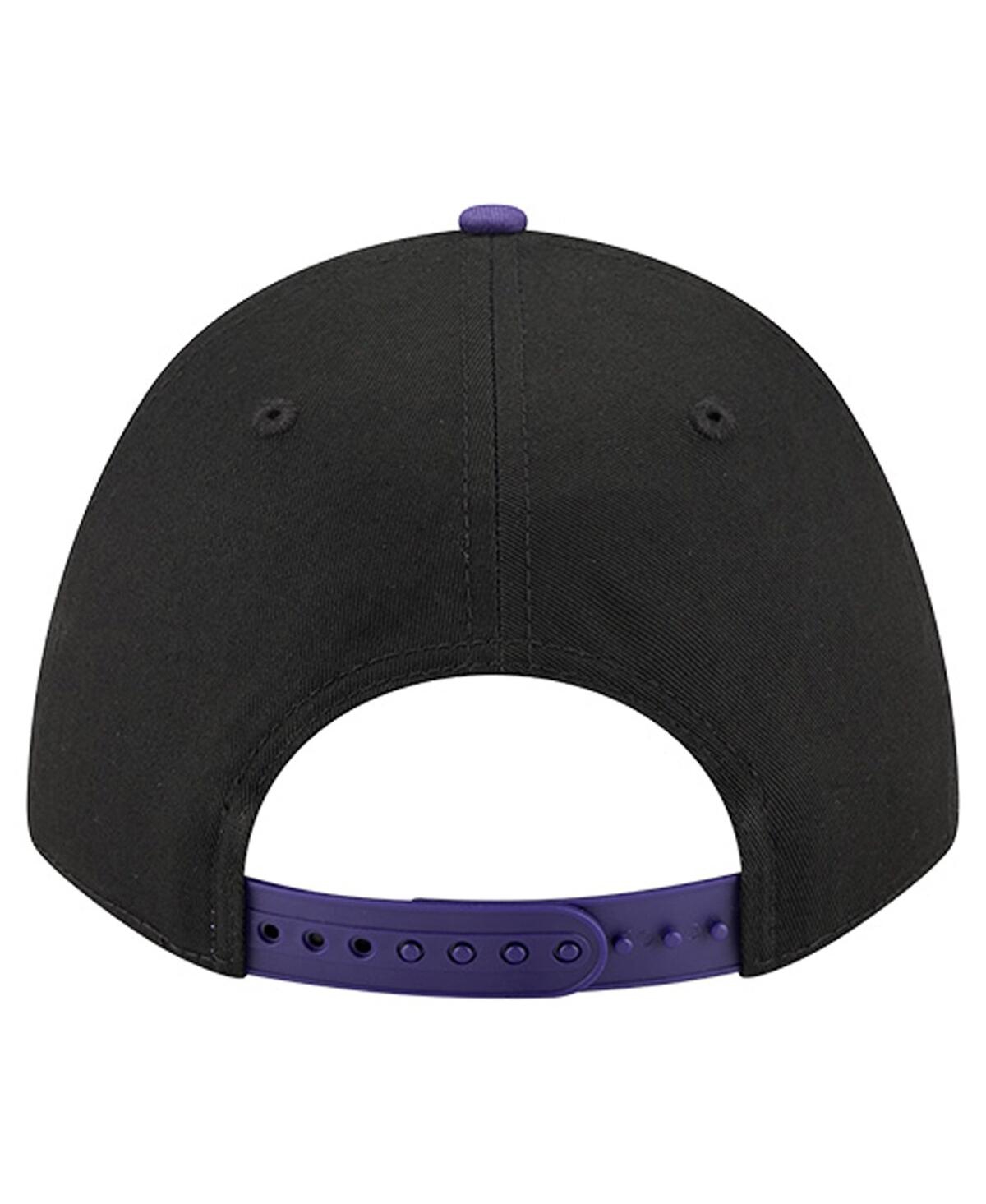 New Era Men'sâ Black Baltimore Ravens Arch 9forty A-frame Adjustable Hat In Black