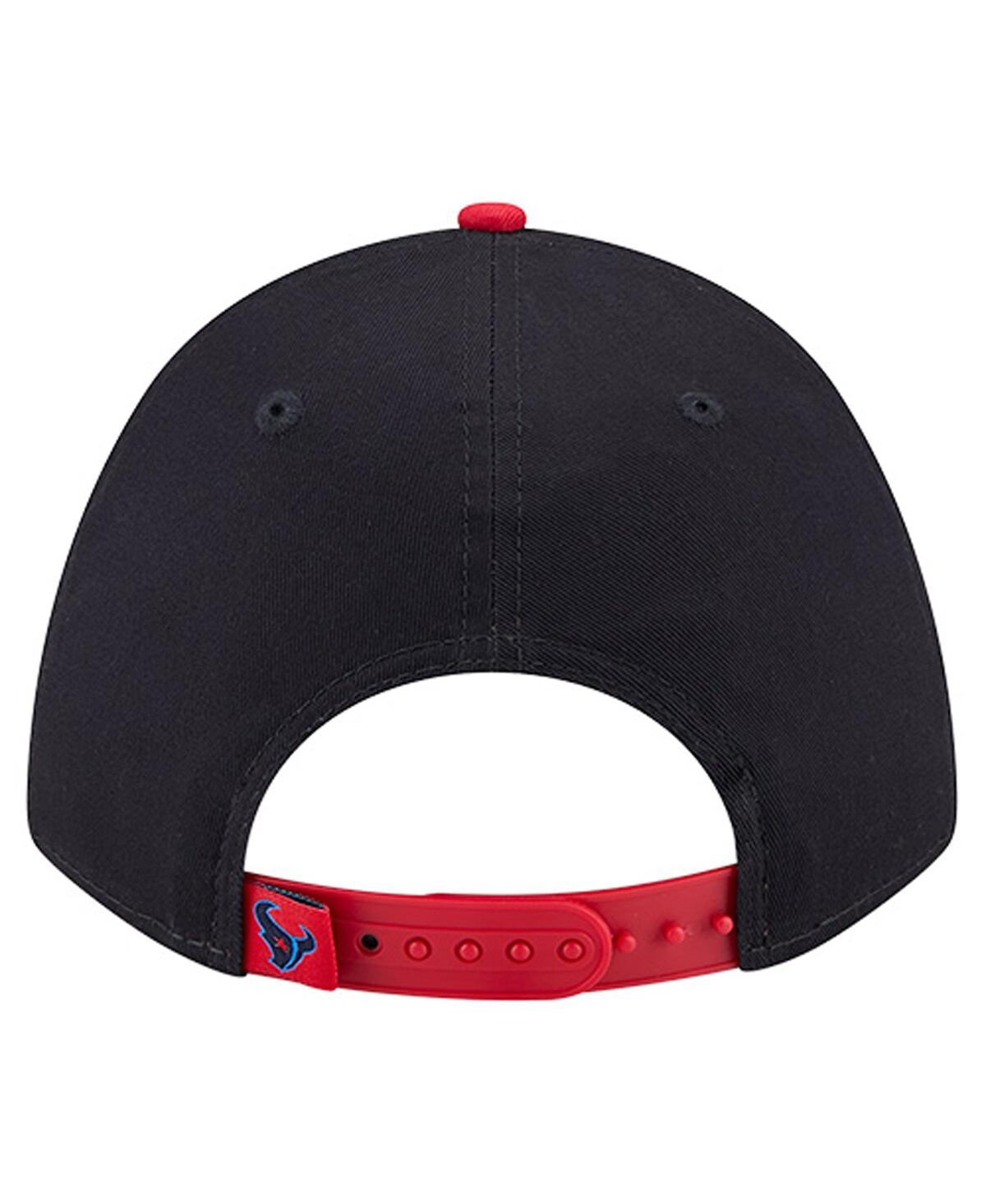 New Era Men's Navy Houston Texans H-Town Arch 9FORTY A-Frame Adjustable Hat