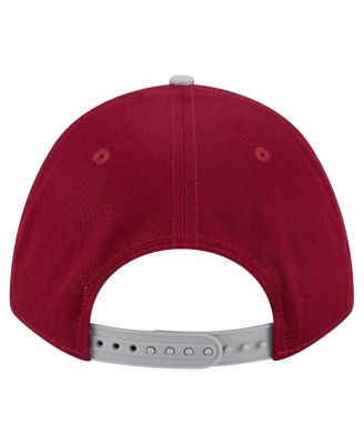 Men's&nbsp;Cardinal/Gray Arkansas Razorbacks Arch Two-Tone Rope 9FORTY A-Frame M-Crown Adjustable Hat