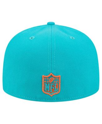 Men's&nbsp;Aqua/Orange Miami Dolphins Break 59FIFTY Fitted Hat