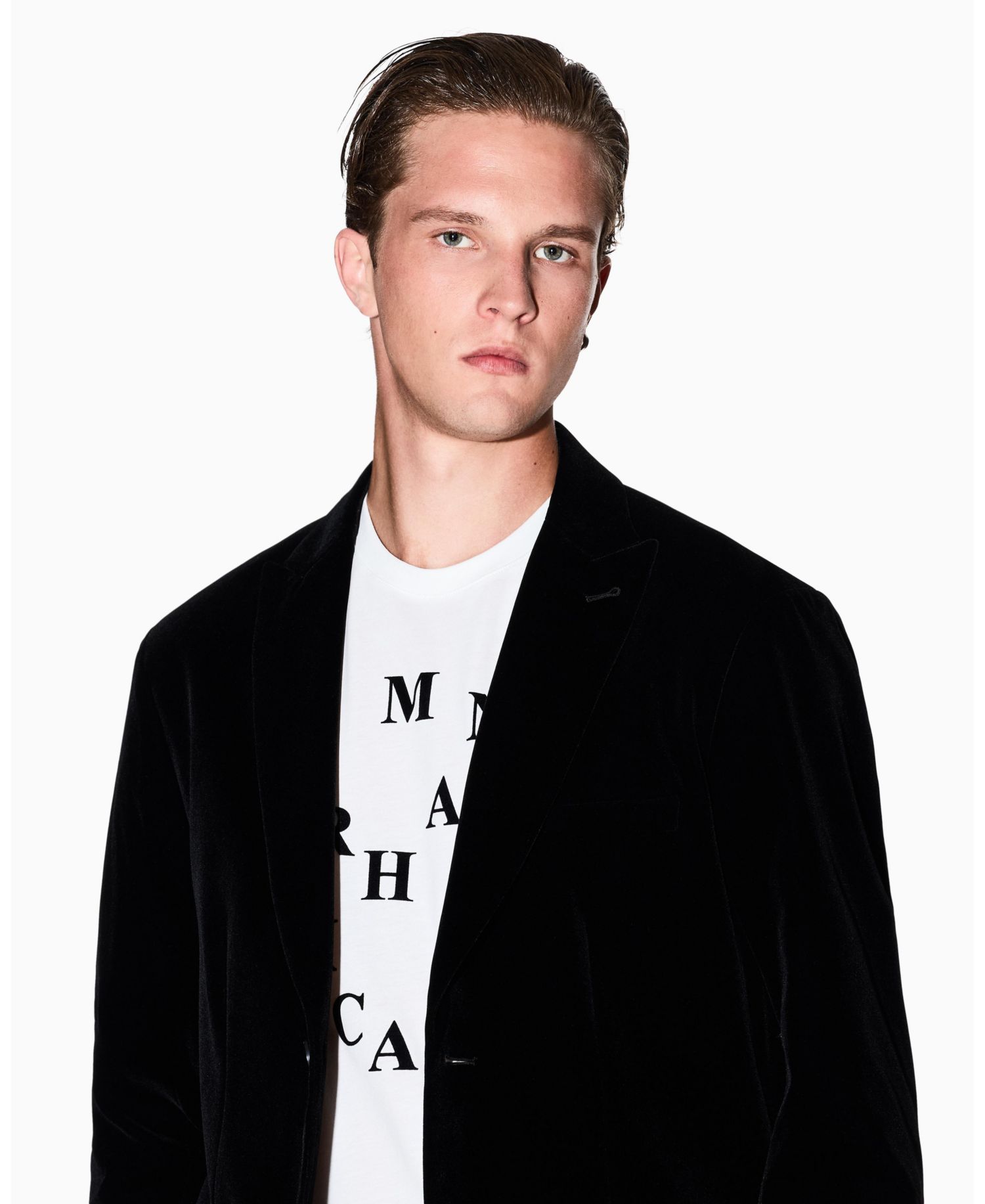 Men's Circle Lettering Graphic T-Shirt