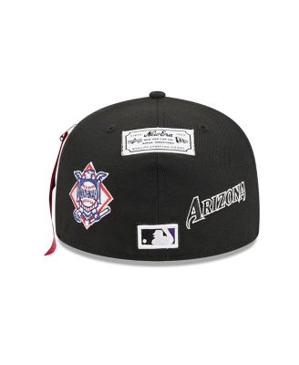 x Alpha Industries Men's Black Arizona Diamondbacks 59FIFTY Fitted Hat