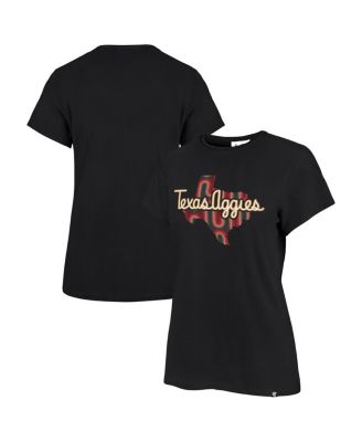 '47 Brand - Women's Black Texas A&M Aggies Gig Em Girl Retro T-shirt