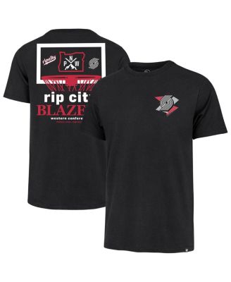 '47 Brand - Men's Black Portland Trail Blazers City Edition Backboard T-shirt