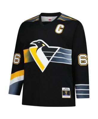 Men's&nbsp;Mario Lemieux Black Pittsburgh Penguins 1996/97 Blue Line 2.0 Jersey