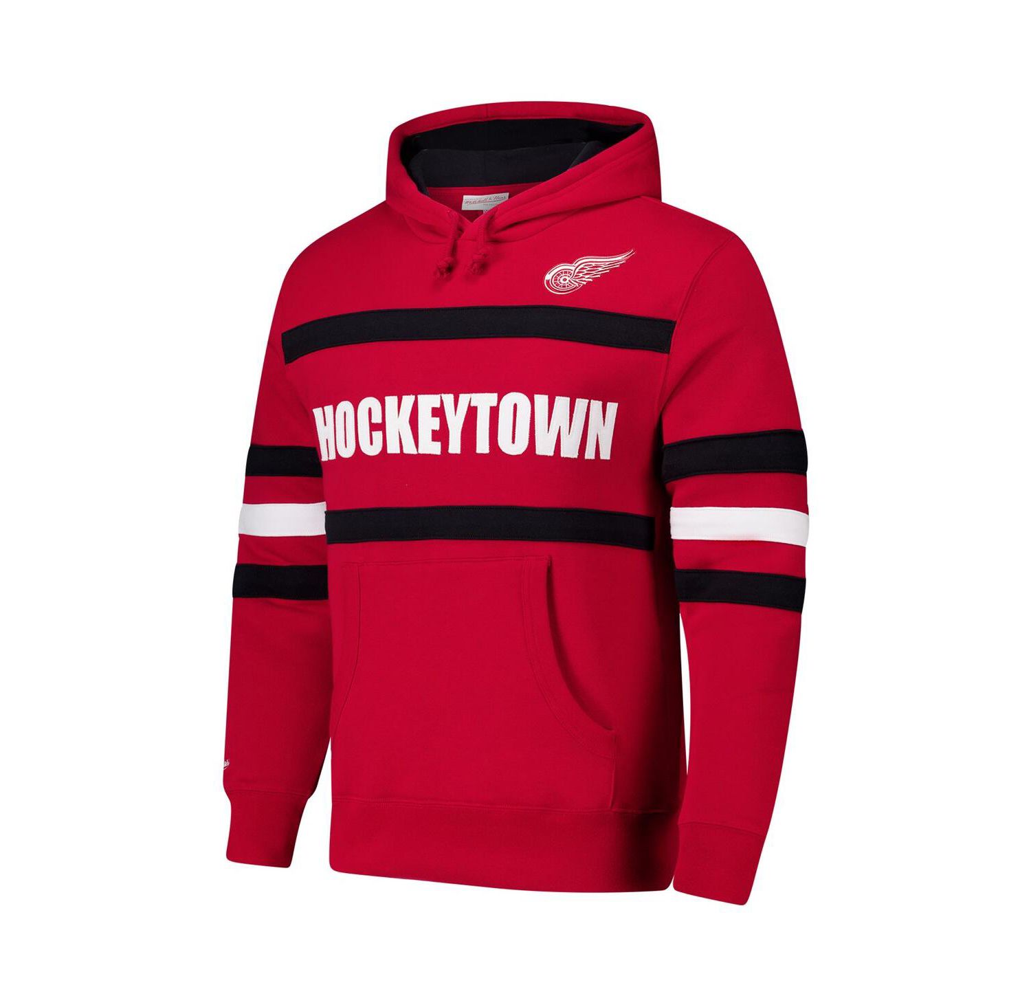 Men's Red Detroit Red Wings Head Coach Slogan Pullover Hoodie