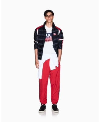 Men's Grid Box Logo Badge Graphic T-Shirt