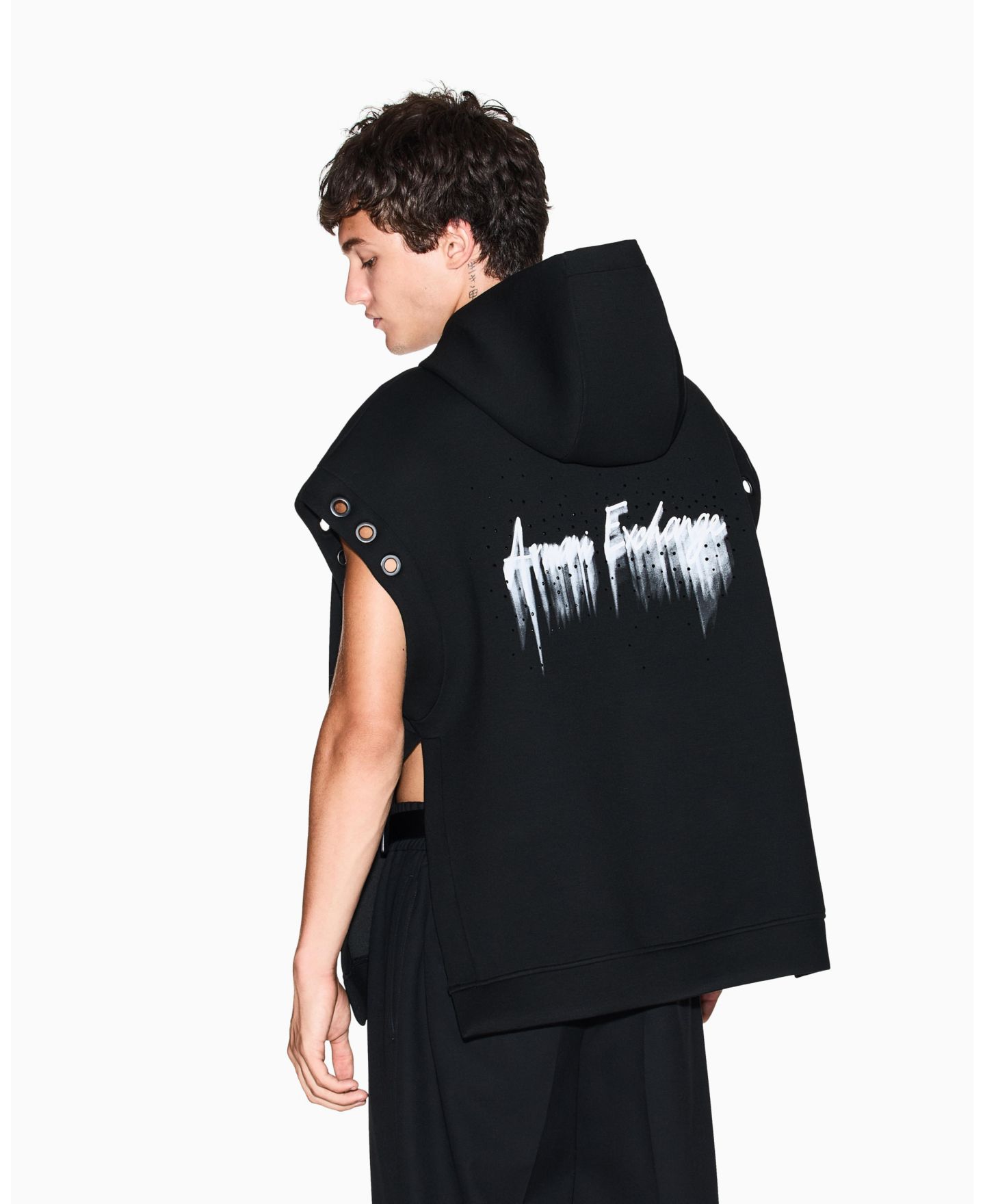 Мужская толстовка A|X Armani Exchange Night Lab Sleeveless Scuba with Grommets — фото 4