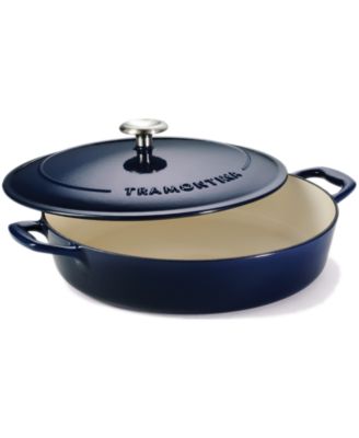 Bestow 4-Quart Cast Iron Enameled Braiser with Lid