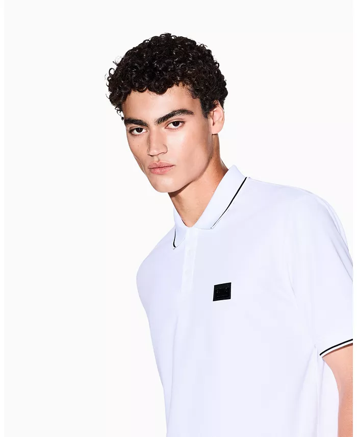 Men's Night Lab Short Sleeve Mercerized Cotton Pique Polo Shirt - thumbnail 3
