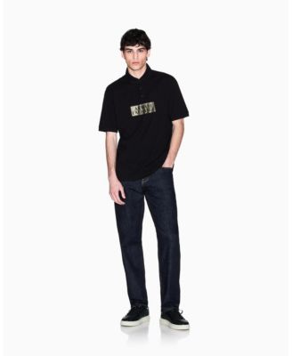 Men's Gold Logo Polo Shirt