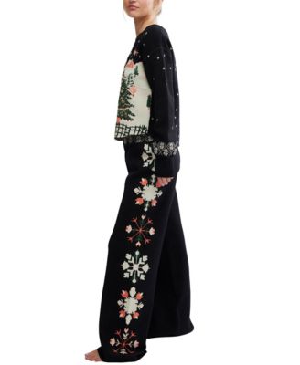 Women's 2-Piece Dream Whispers Long Sleeve Top and Pants Set