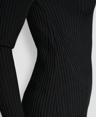 Women's Sleek Long Sleeve Shine Sweater