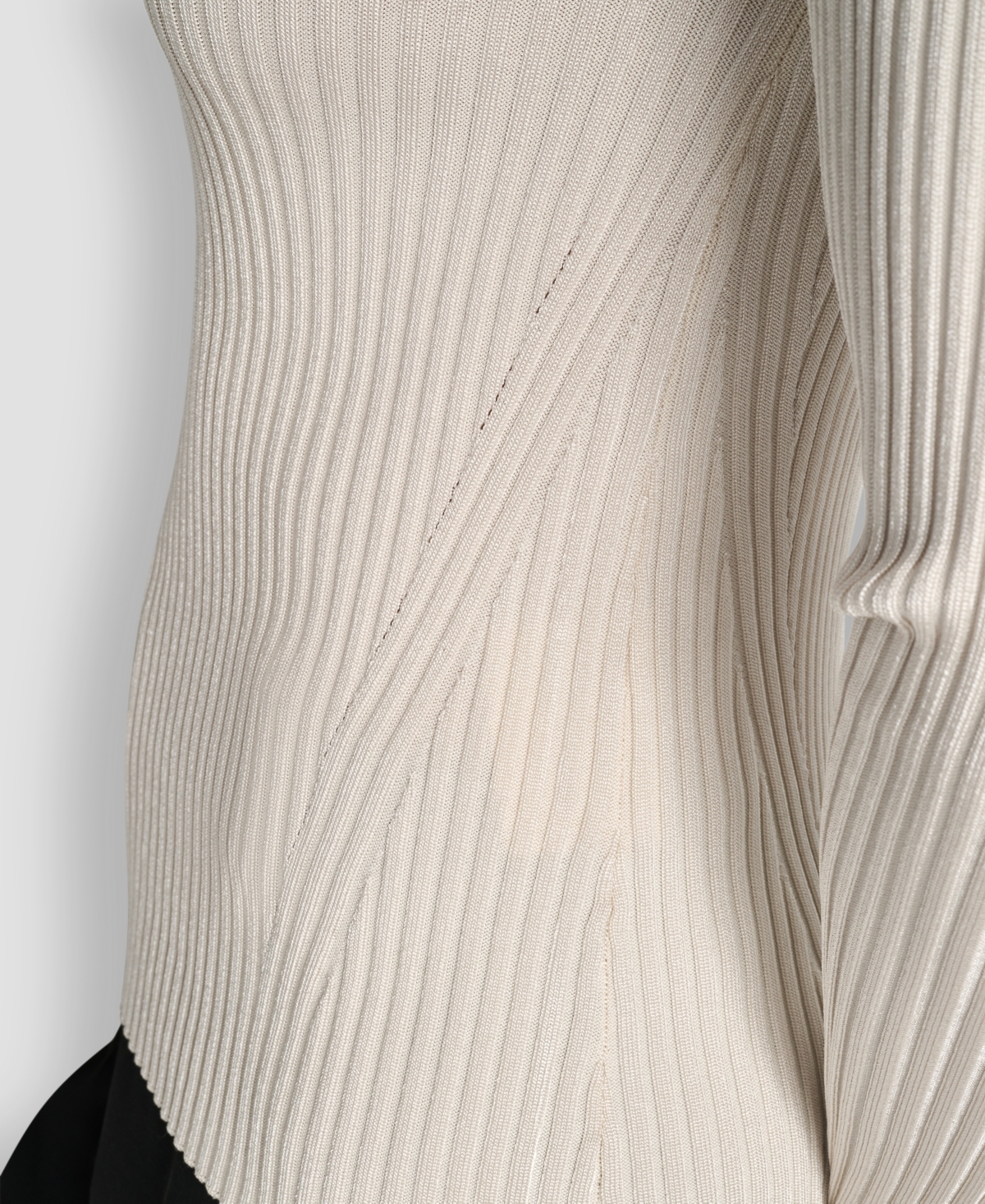 Dkny Women's Sleek Long Sleeve Shine Sweater