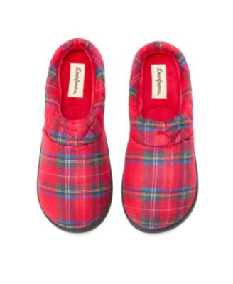 Women's Darcy Quilted Cuff Velour Clog House Slipper