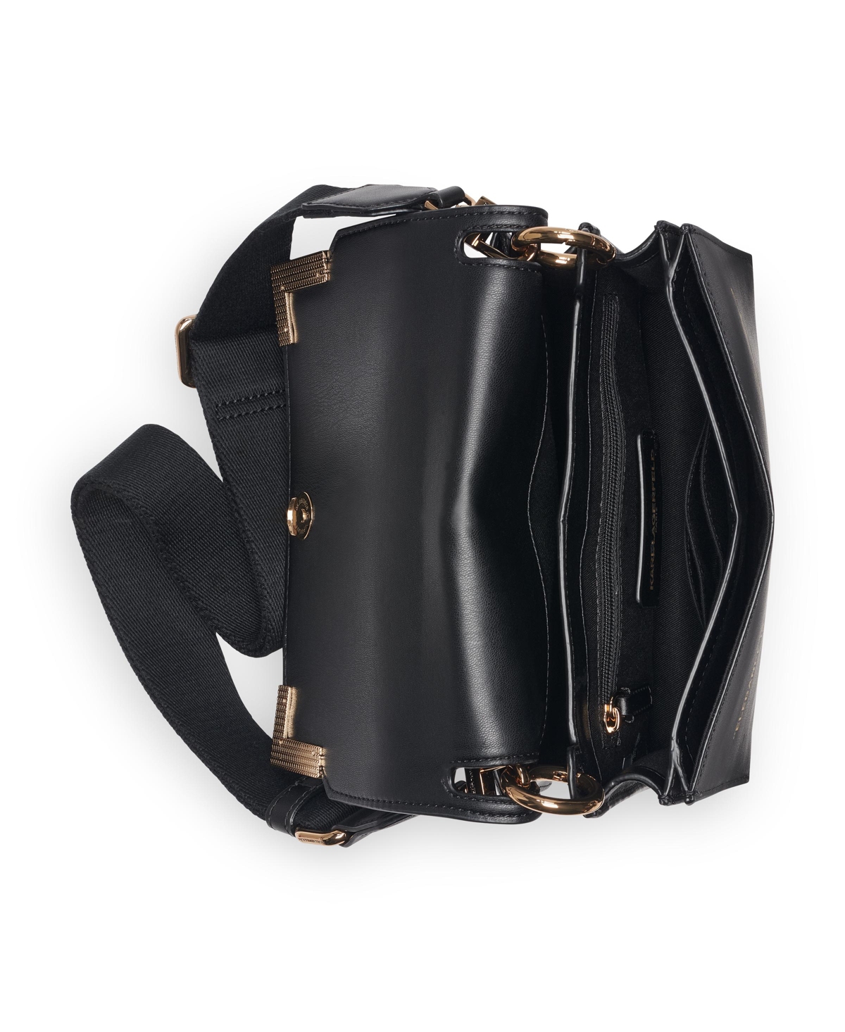 Karl Lagerfeld Camille Crossbody Bag In Black