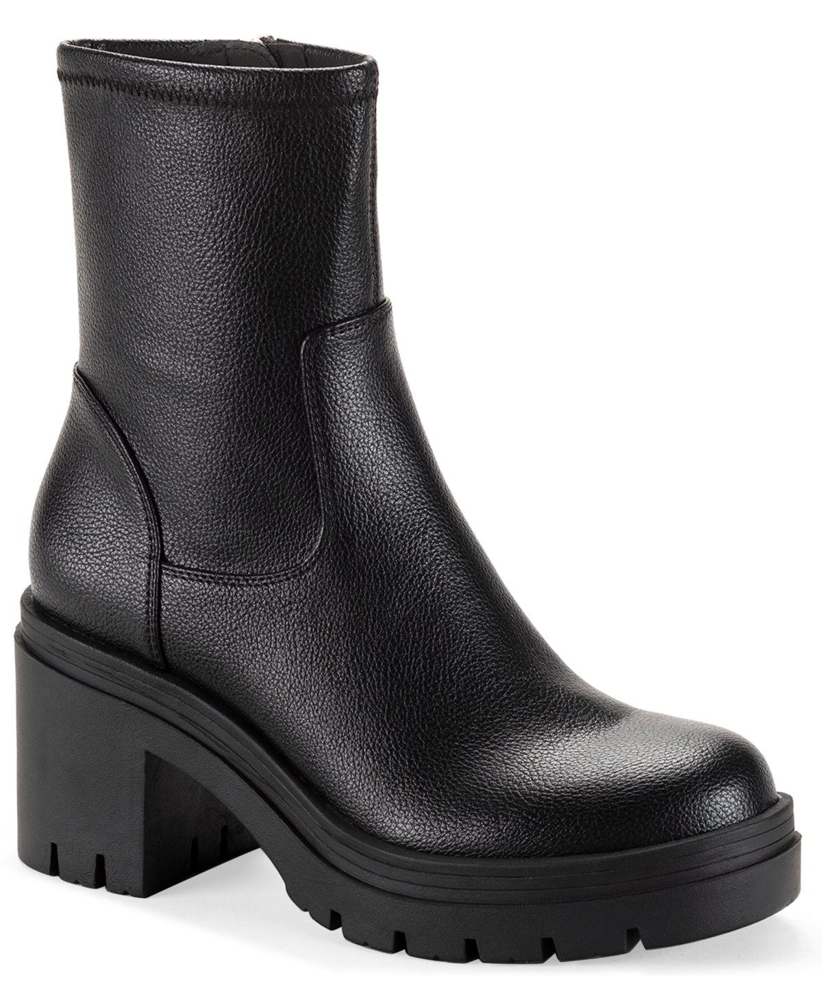 Wild Pair Women's Verona Block Heel Booties, Macy's Exclusive In Black