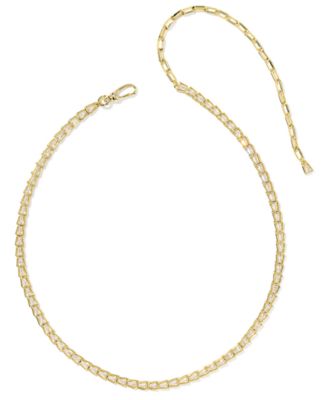 Cubic Zirconia 14k Gold Plated Over Brass Bella Tennis Necklace
