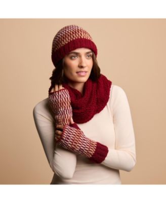 Women s Artisan Hand-Knit Adirondack Winter Wool Half Mitten