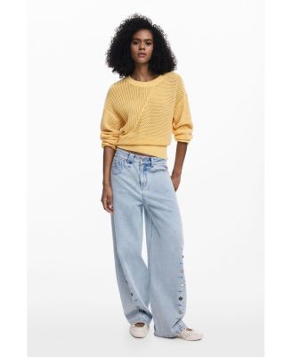 Women's Embroidered knit sweater