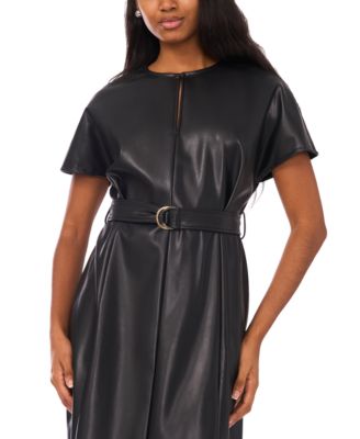 Women's Dolman Sleeve Belted Dress