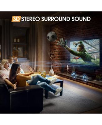  3D Surround Sound with Dual Bass Technology  Sound Bar for TV