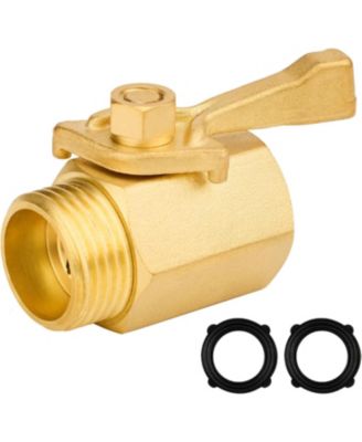 Brass Shut Off Valve Garden Hose Heavy Duty Connector Type A