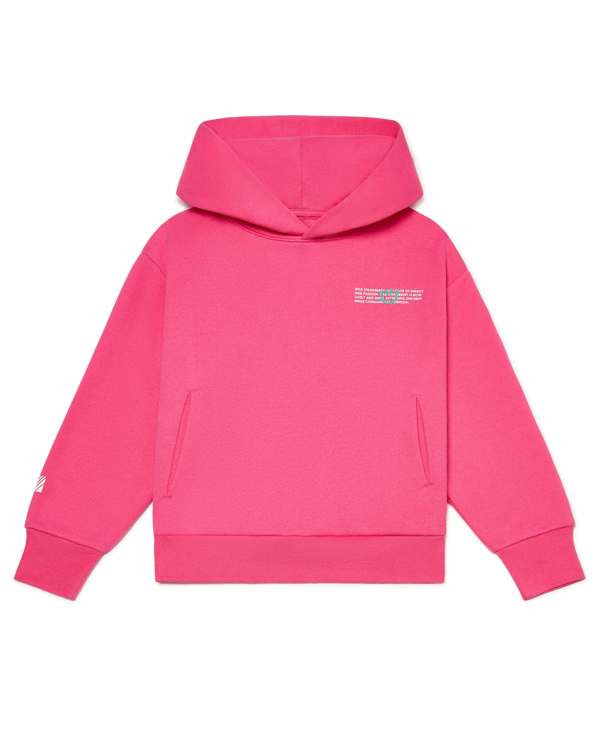 Color Lab Unisex 2t-6x Pull-on Printed Long Sleeve Hoodie In Pink