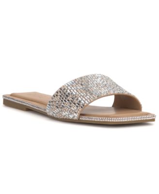 I.N.C. International Concepts - Women's Yamille Square Toe Flat Sandals